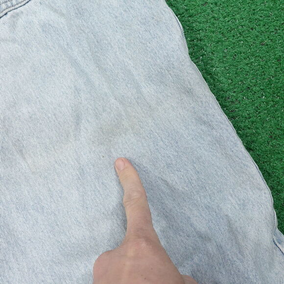 VINTAGE LEVI'S SILVERTAB LOOSE LIGHT WASH DENIM BLUE JEANS 38X30 (37X29) **READ - Picture 12 of 16